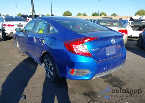 2020 Honda Civic Lx из США, поврежденный, VIN 19XFC2F61LE209221